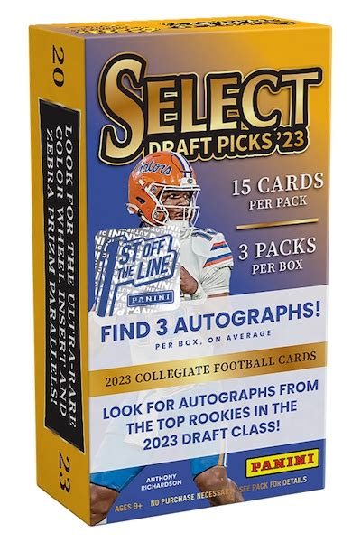 Buy from many sellers and get your cards all in one shipment! Rookie cards, autographs and more. . 2023 panini select draft picks